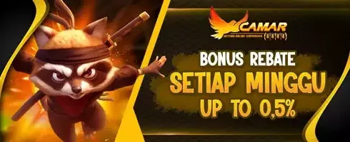 Bonus Rebate Slot Hingga 0.5% promotion banner